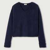 American Vintage East  Pullover V-Neck / Navy Melange