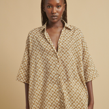 Diega Clara Cotton Shirt / Camel