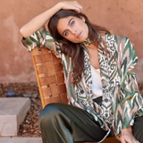 Lauren Vidal Short Kimono Top / Cactus