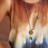 Lauren Vidal Tie Dye Blizz Tank Top / Indigo