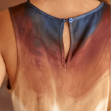 Lauren Vidal Tie Dye Blizz Tank Top / Indigo