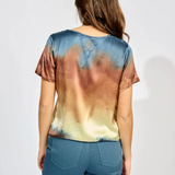 Lauren Vidal Tie Dye Elsy T-shirt / Indigo