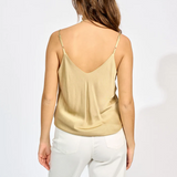 Lauren Vidal Cindy thin straps Cami Top/ Desert