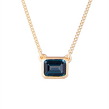 Fairley London Blue Topaz Deco Necklace