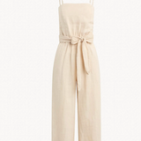 Bella Dahl Smocked Back Jumpsuit - Samba Tan