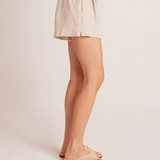 Bella Dahl Pleated Linen Shorts / Sand