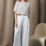 Lilly Pilly Oli Linen Pants / Ivory