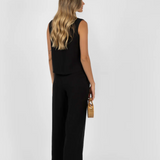 Humidity Fleetwood Linen Pants / Black