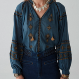 Maison Hotel Audrey Blouse - Dipinto Di Blu