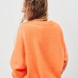 American Vintage Vitow Jumper - Fluorescent Carrot Melange