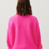 American Vintage Vitow Jumper - Neon Pink Melange