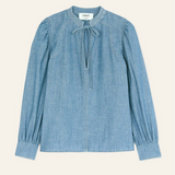 Ba&sh Kuka Blouse - Light Used Blue