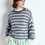American Vintage Nenybay Jumper / Polar Melange Stripe Tornado