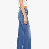 Mother Mid Rise Rambler Zip Ankle Fray / Dugout Doobies