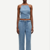 Samsoe Samsoe Sahoysa Trousers / Denim Blue