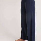 Bella Dahl Smocked Waist Wide Leg Pant - Endless Sea