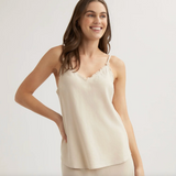 Bella Dahl Frayed Cami - Linen Sand