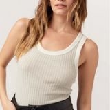 Project Social T Cooper Sweater Rib Tank / Cream
