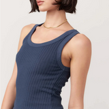 Project Social T Cooper Sweater Rib Tank / Navy