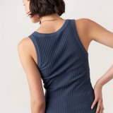 Project Social T Cooper Sweater Rib Tank / Navy
