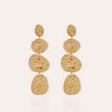 Gas Bijoux Eclipse 4 rows Earrings / Gold