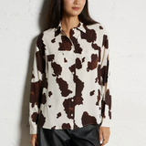Please Printed Shirt / Cow Print
