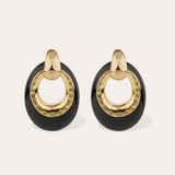 Gas Bijoux Selva Earring Small /  Black