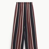Imperial Stripe Pants / Burgundy