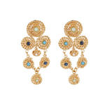 Gas Bijoux Mistral Earrings /Lapis & Amazonite