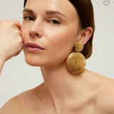 Gas Bijoux Lucky Onde Large Earrings / Gold