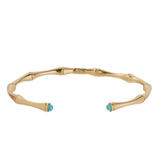Gas Bijoux Bamboo Mini Cuff / Turquoise