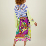 Me369 Vanessa Printed Midi Skirt / Artisan