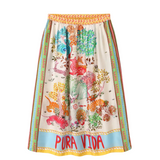 Me369 Vanessa Printed Midi Skirt / Pura Vida