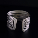 Ewa Tribal The Lamari Cuff Silver