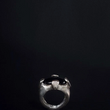 Ewa Tribal Big Onyx Ring