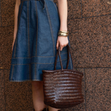 Dune Basket / Mahogany