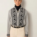 Maison Hotel Amanda Blouse - Laberynth Azzurro