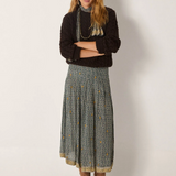 Maison Hotel Amy Skirt - Blue Shibori