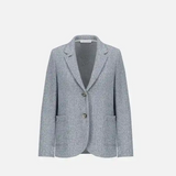 Harris Wharf London Bicolour Frise Blazer / Denim