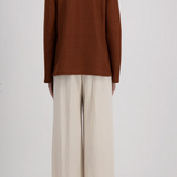 Harris Wharf Linen Honeycomb Blazer / Cognac