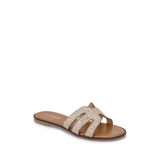 Les Tropeziennes Hamiga Slip on Sandals / Zebra Beige
