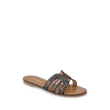 Les Tropeziennes Hamiga Slip on Sandals / Zebra Black