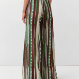 Diega Piedro Pants / Khaki-Green-Plum