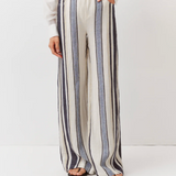 Diega Pindo Pants / Ecru-Blue-Straw