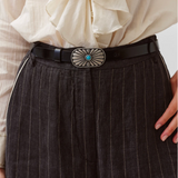 Diega Corlo Leather Belt / Black