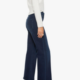 Mother The Mid Rise Rambler Zip Ankle Denim / Chip On My Shoulder