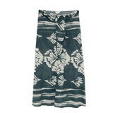 Diega Jopiao Skirt / Aqua-Ecru