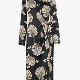 Diega Rossana Dress / Noir - Camel - Noir