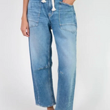 Le Temps Des Cerises Madie Tie Front Jean / Blue