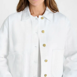 Le Temps Des Cerises Faksel Jacket / White